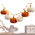 Halloween Lights Indoor Fireplace Farmhouse Crochet Autumn Wreath Qme China Mainland