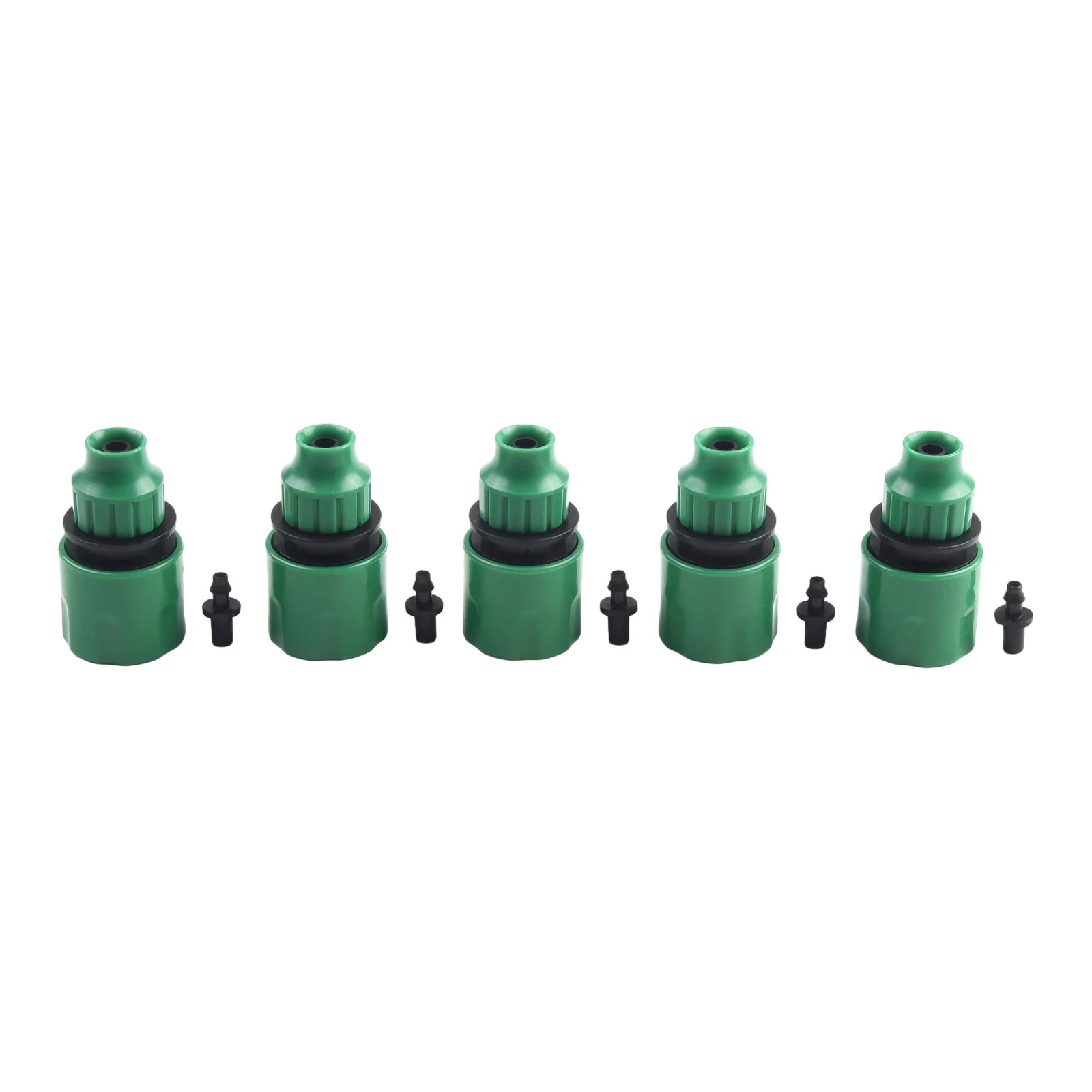 5pcs Plastic Garden Water Hose Quick Connector Micro Irrigation Adapter Connector Cleaning Machine Water Gun Hose Connector Qme
