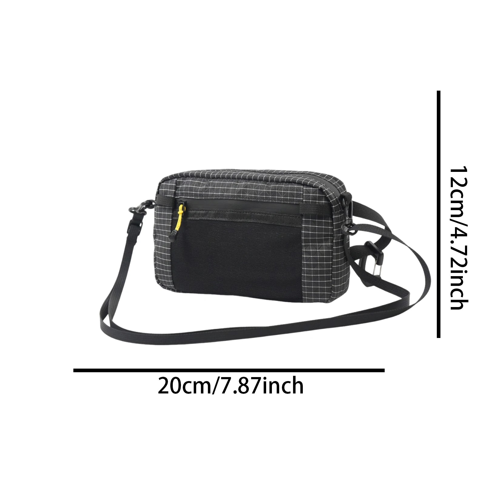 Outdoor Waist Pack Ultralight Hiking Hanging Side Pocket Adjustable Strap Multi-Functional Chest Pack for Camping Outdoor Sports Qme