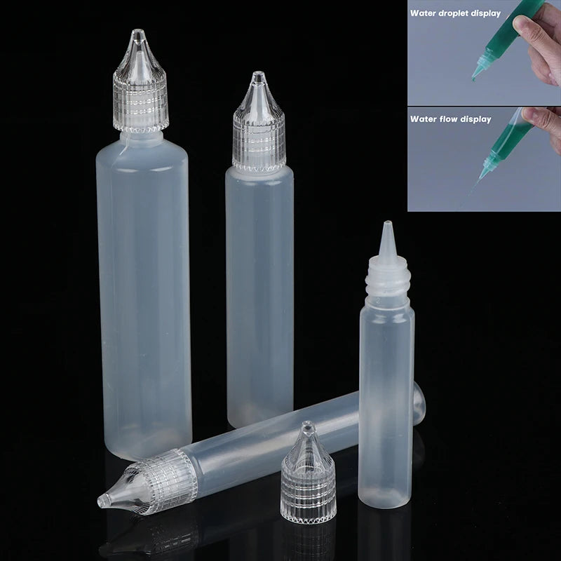 10 15 30 Refillable Plastic Dropper Bottles Pen-shape Containers Ink Qme