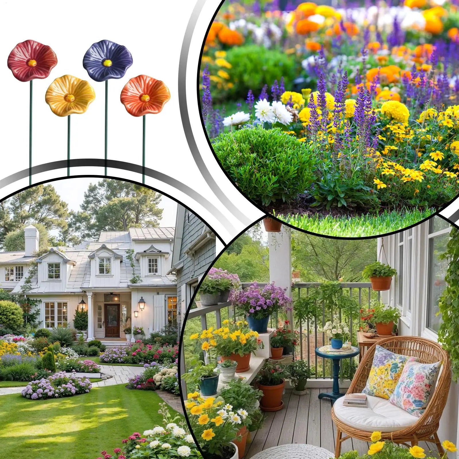Bee Watering Station 4 Pieces Flower Bee Bath Pollinator Water Bowl For Gardeners Homeowners Animal Lovers Patio Lawn Backyard Qme