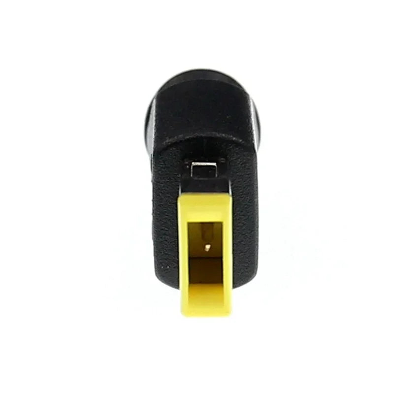 DC 5.5x2.1mm Female To Square Plug 20V Power Converter Socket Connector for Lenovo ThinkPad AC Power Adapter Charger Supply Qme
