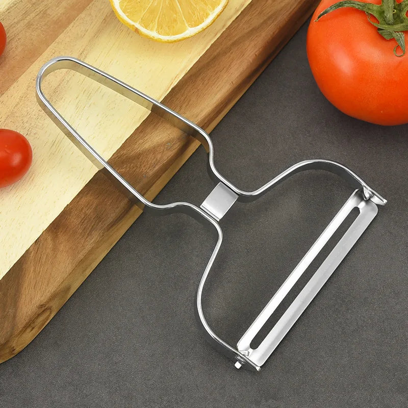 Peeler Vegetables Fruit Stainless Steel Knife Cabbage Graters Salad Potato Slicer Kitchen Accessories Cooking Tools Wide Mouth Qme
