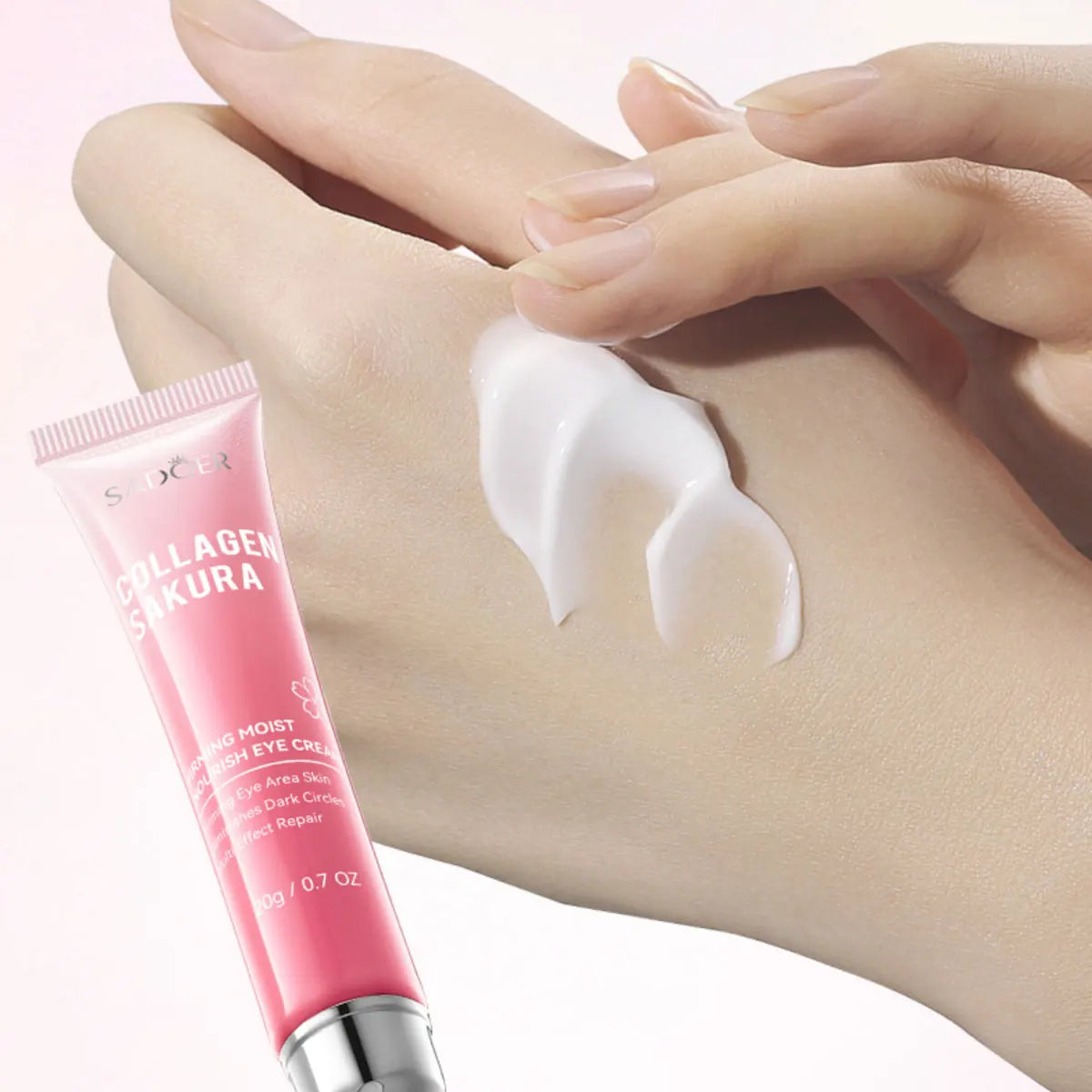 Sakura Collagen Eye Cream Hydrating Firming Brightening Reduces Dark Qme