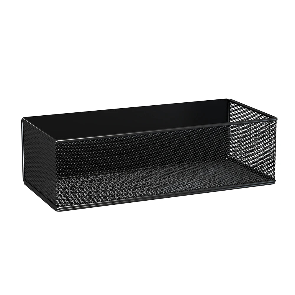 1PC Refrigerator Magnetic Storage Shelf Storage Side Hanging Basket Hanging Bag Artifact Shelf Supplies Free Of Drilling Qme Black M