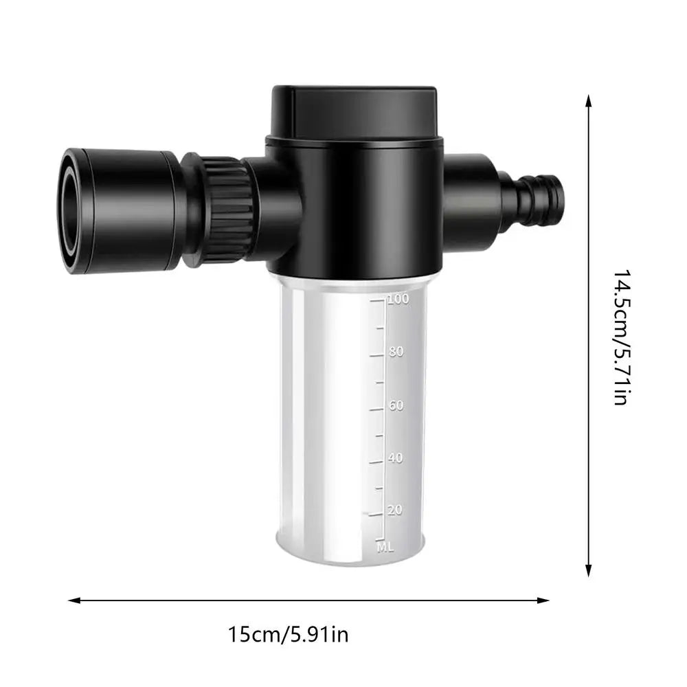 NEW Foam Sprayer for Water Hose 100ml Gardening Foam Hose Sprayer Adjustable Sprinkler with Scale Gardening Accessories Qme as shown
