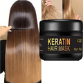 GZE Vitamins Keratin Hair Mask Deep Conditioner - Biotin Protein with Castor Oil Repair for Dry Damaged and Color Treated Hair Qme Damage Repaired