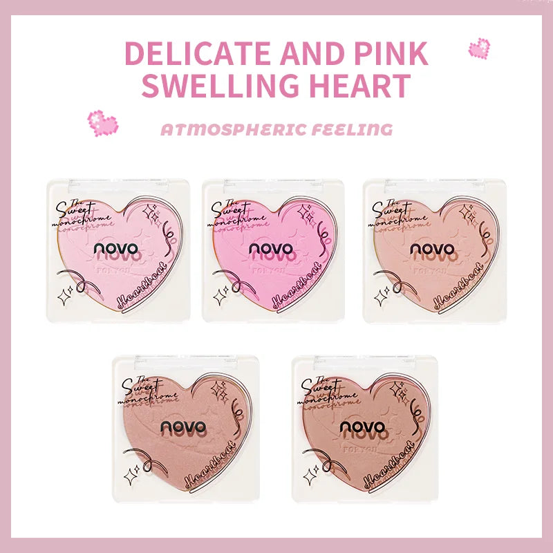 Cheek blush, mixed colors, powder blush, contouring and highlighting the face, sparkling or matte, lightweight, smooth Qme
