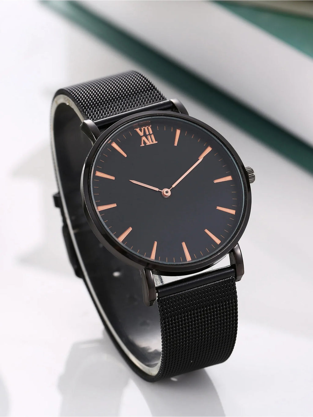 1-piece men's exquisite watch set, men's business high-end quartz men's watch Qme