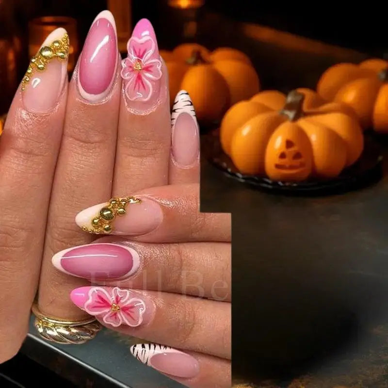 3d Flower Silicone Nail Mold Lily Five-petal Transparent Diy Art Qme