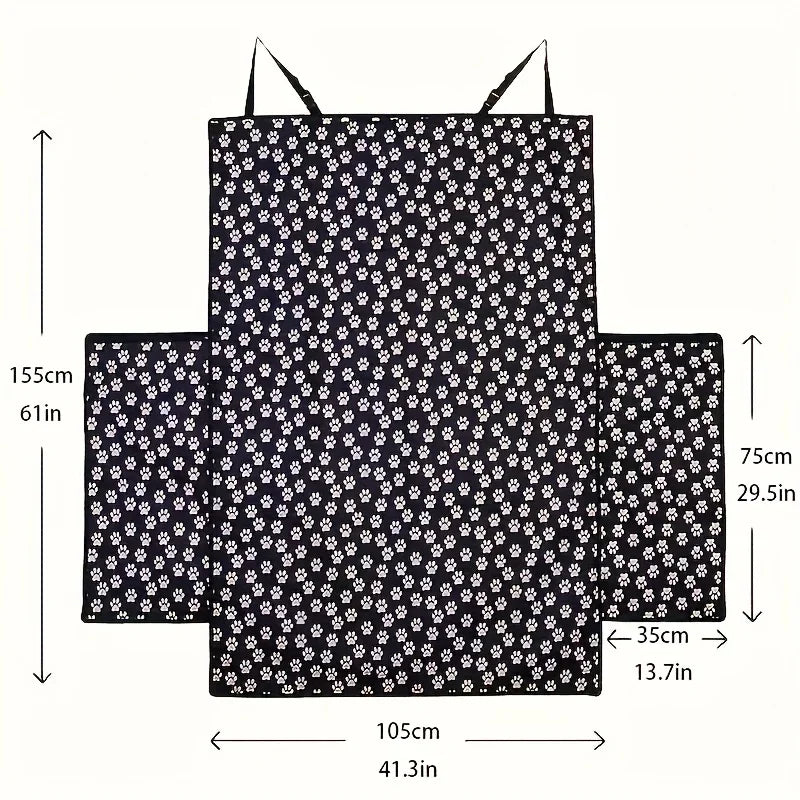 1pc Cross-Border Exclusive Car Trunk Mat, Pet Seat Cover for Cars, Oxford Fabric Rear Cargo Dog Mat for Vehicle Additions Qme
