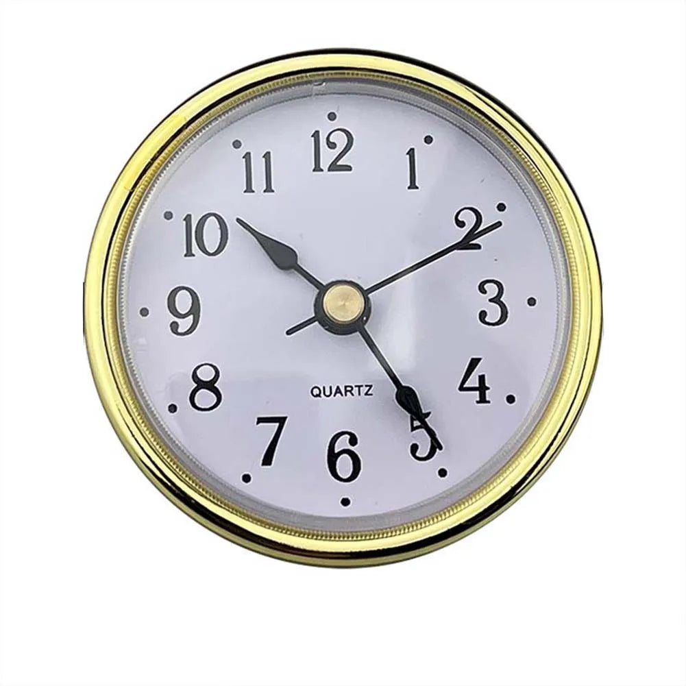 Clock Inserts Quartz Clock Inserts Gold Arabic Numbers Movement Replacement For Clock High-Quality Plastic+metal Qme
