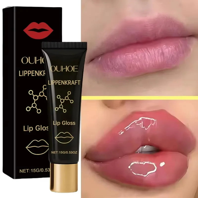 Instant Plumping Lip Essence Oil Increase Lip Elasticity Long-lasting Moisturize Nourishing Lip Plumper Gloss Sexy Beauty Makeup Qme