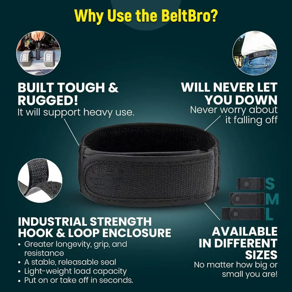 Adjustable Elastic Waist Belts - No-Buckle Invisible Belt for Jeans & Pants, Comfortable and Easy to Use Qme