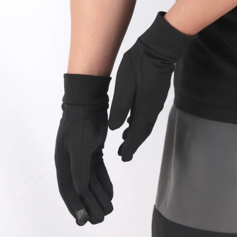 Women Men Elastic Gloves Driving Cycling Winter Outdoor Sports Qme