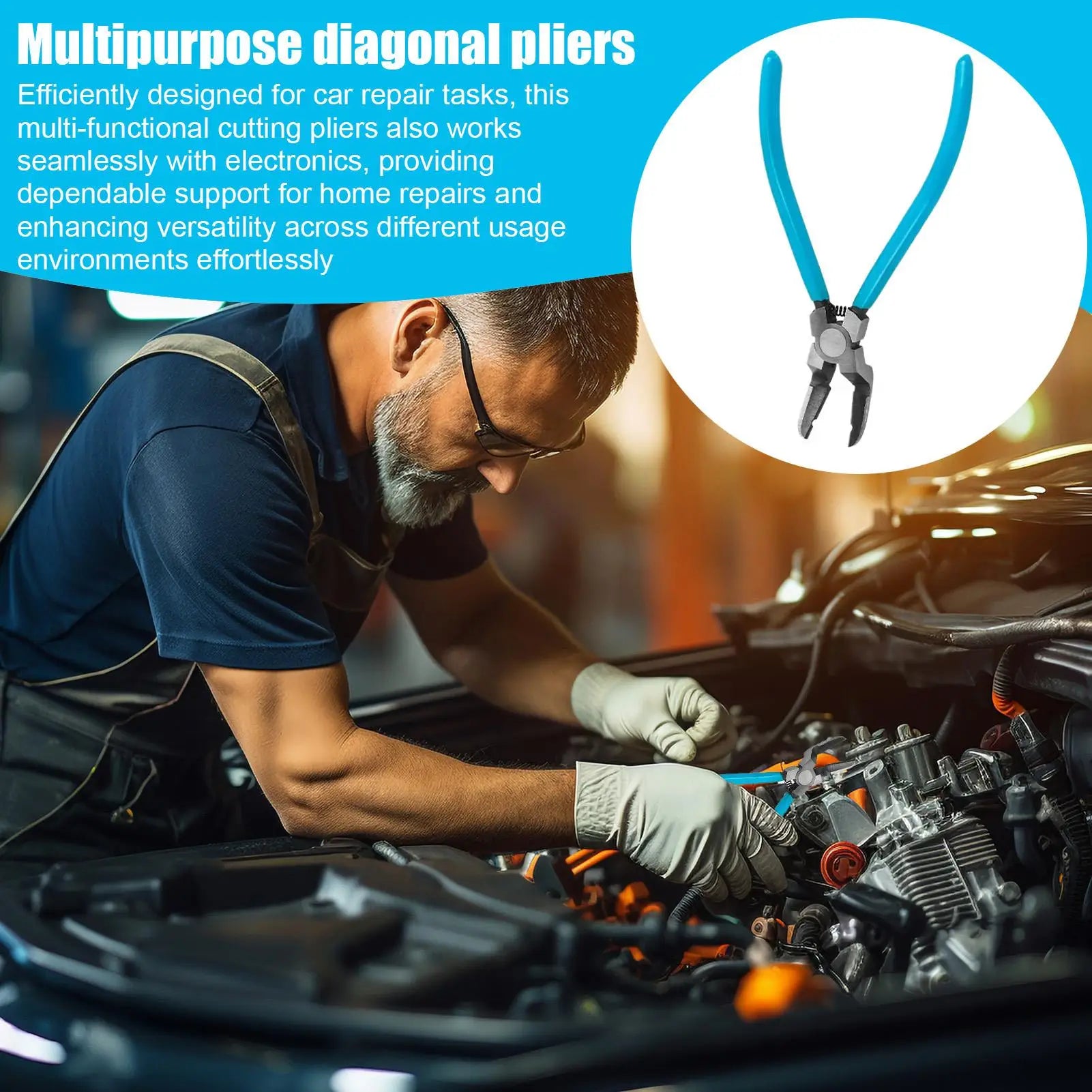 Diagonal Cutter Wire Cutters Professional Pliers Electrical Metal Qme