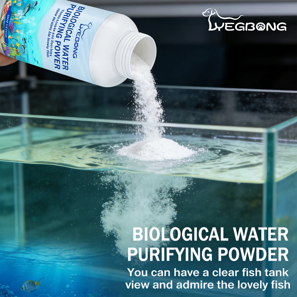 Fish Tank Water Purifier Powder Quickly Purify Water Quality Remove Algae Preventing Fish Diseases Instant Algae Removal Powder Qme