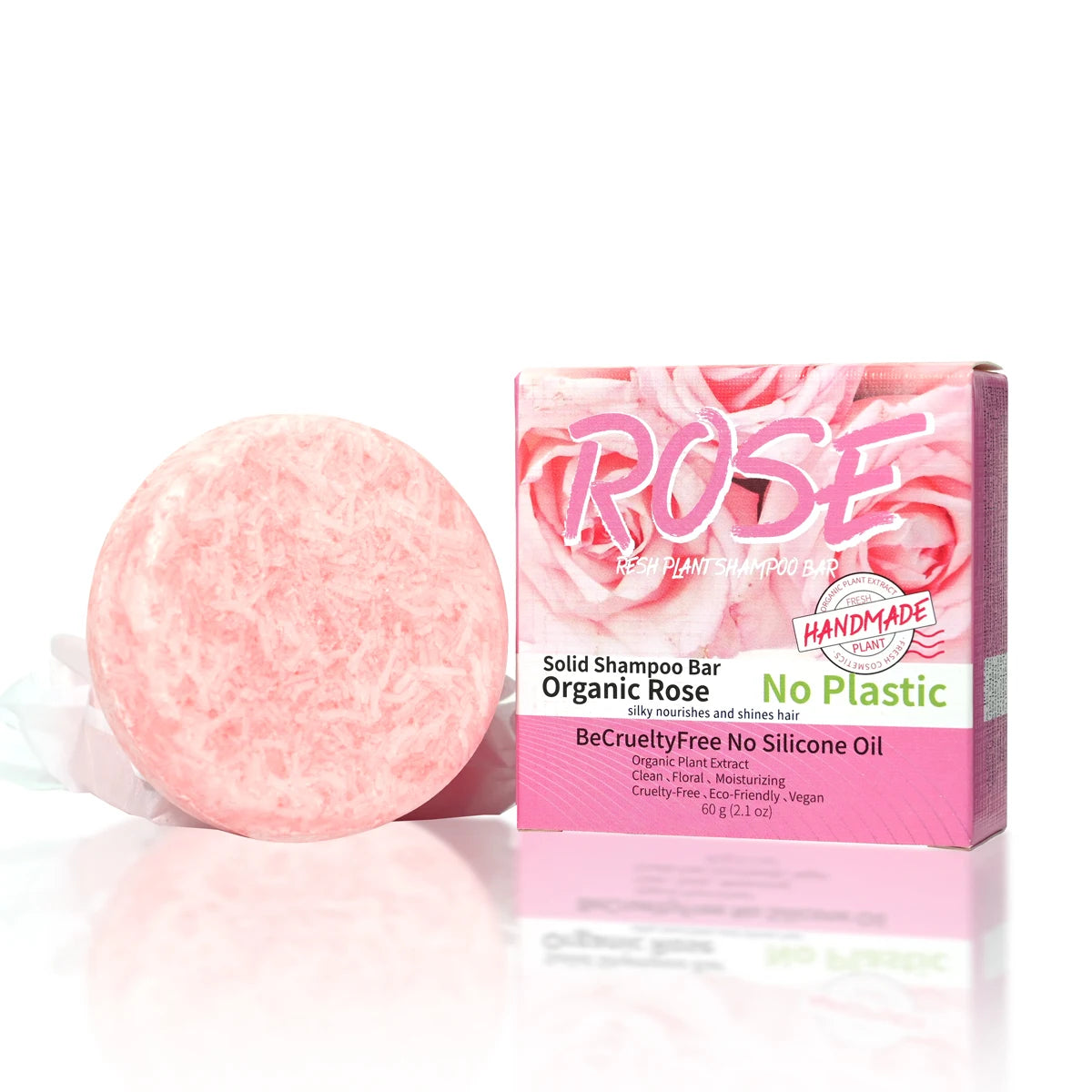 Refreshing Ocean Shampoo Seaweed Essence Handmade Soap Soft Tough Qme rose