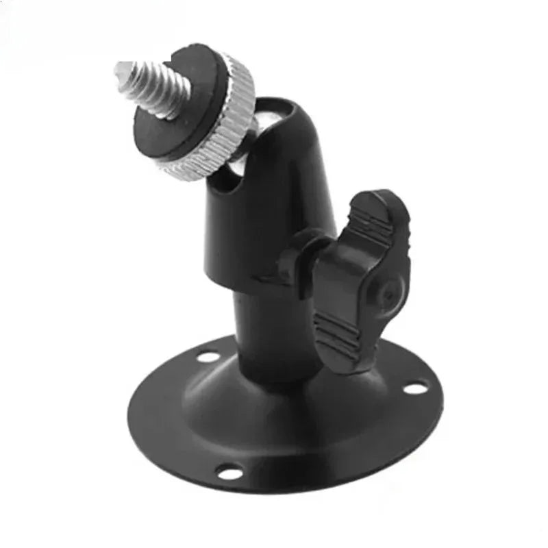4pcs Wall Mount Bracket Metal Holder Secure Rotary CCTV Camera Stand for Security Surveillance Camera Installation Qme