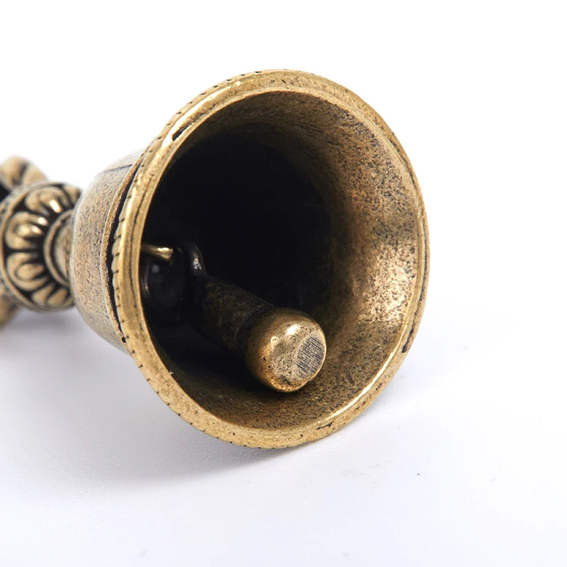 Brass Handicraft die-casting Drop Bell Key Car Button Wind Bell Tibetan Bronze Bell Creative Gift Home Decoration Accessories Qme
