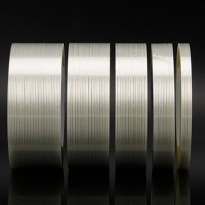 Striped fiberglass tape toy airplane model, super durable striped fiberglass reinforced tape Qme 5mm 25M