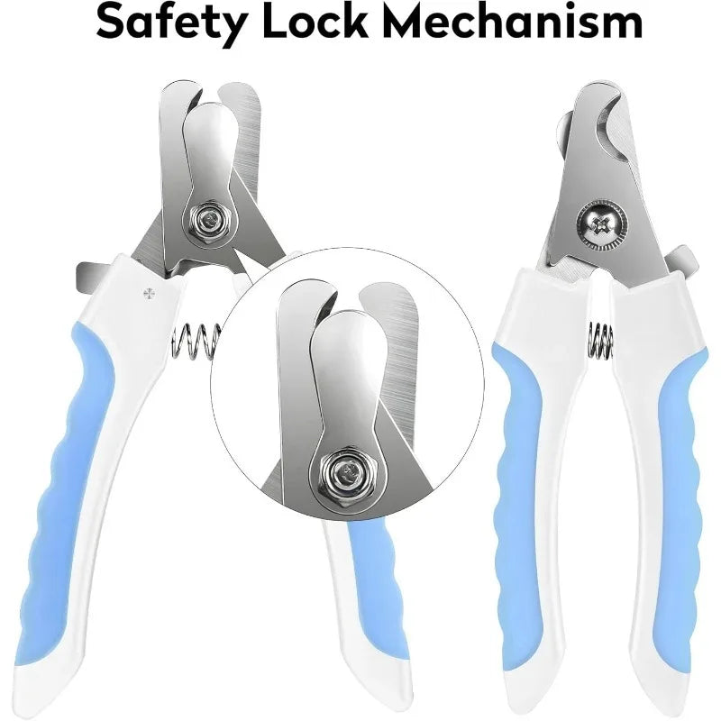 Professional Pet Nail Clippers Safety Guard Prevent Overcutting Qme