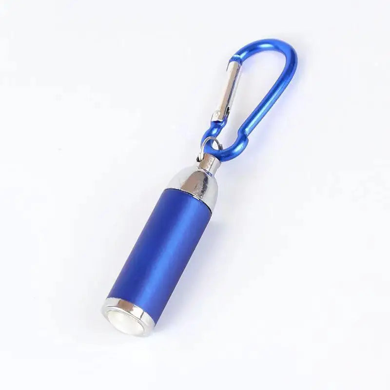 Multi-function Keychain Lamp LED Mini Flashlight Telescopic Strong Qme Blue
