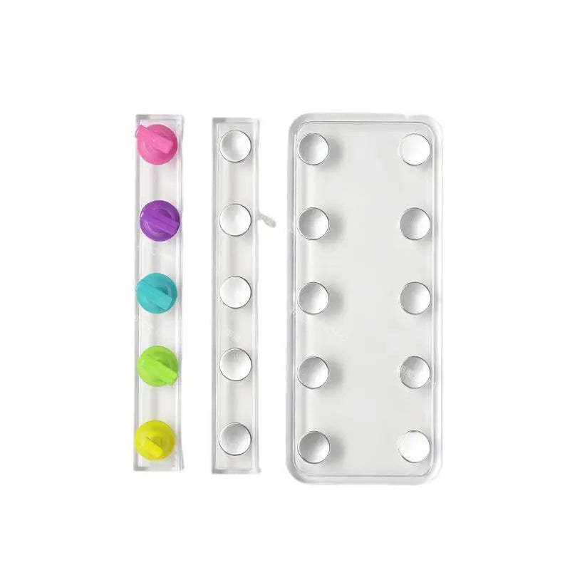Nail Tips Magnetic Stand 1 Display Practice UV Gel Polish Perfect Art Qme