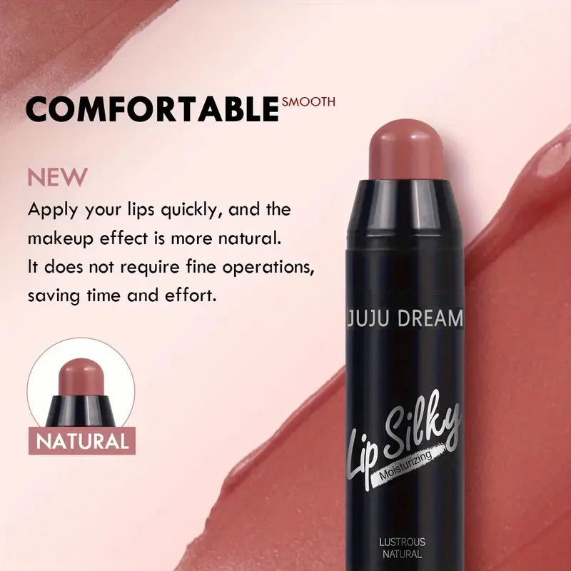 Matte 4-Color Lipstick Pen Waterproof Long-lasting Easy Apply Qme