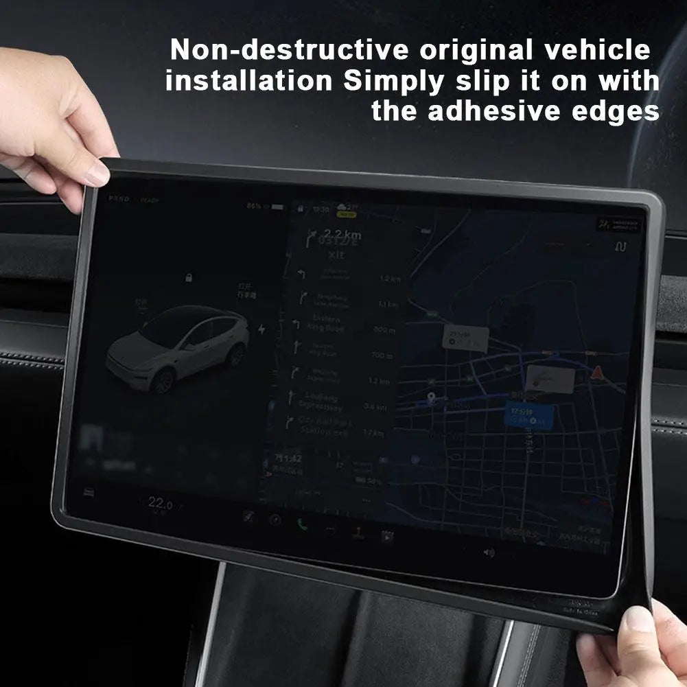 Navigation Screen Cover Tesla Model3 Y Center Console Protective Case Qme