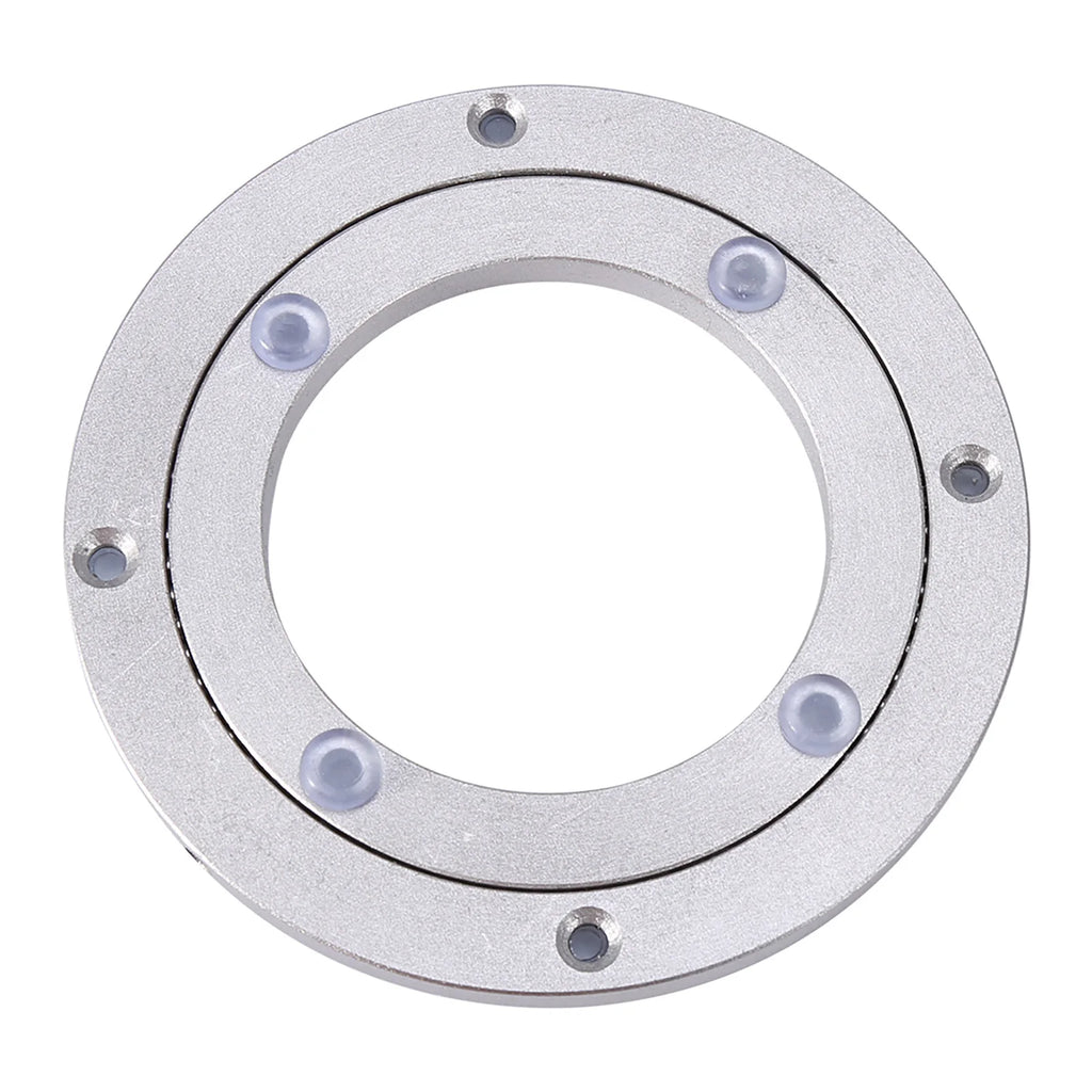 Heavy Duty Aluminum Alloy Lazy Susan Turntable Bearing Plate Rotating Base Round Dining Table Swivel Bearing Hardware Qme