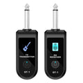2.4G Wireless Guitar Audio Transmitter Receiver with Precise Sound Rechargeable Digital Guitar System for Electric Guitar Bass ﻿ Qme One to one
