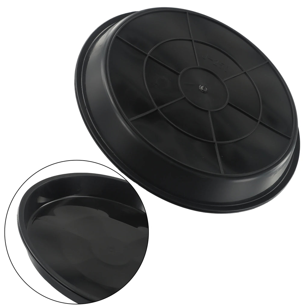 2PCS PP Round Succulent Plant Flower Pot Saucer Gross Trays 4/6/7/8/10 Inches Plant Trays For Home Garden Decoration Black Qme