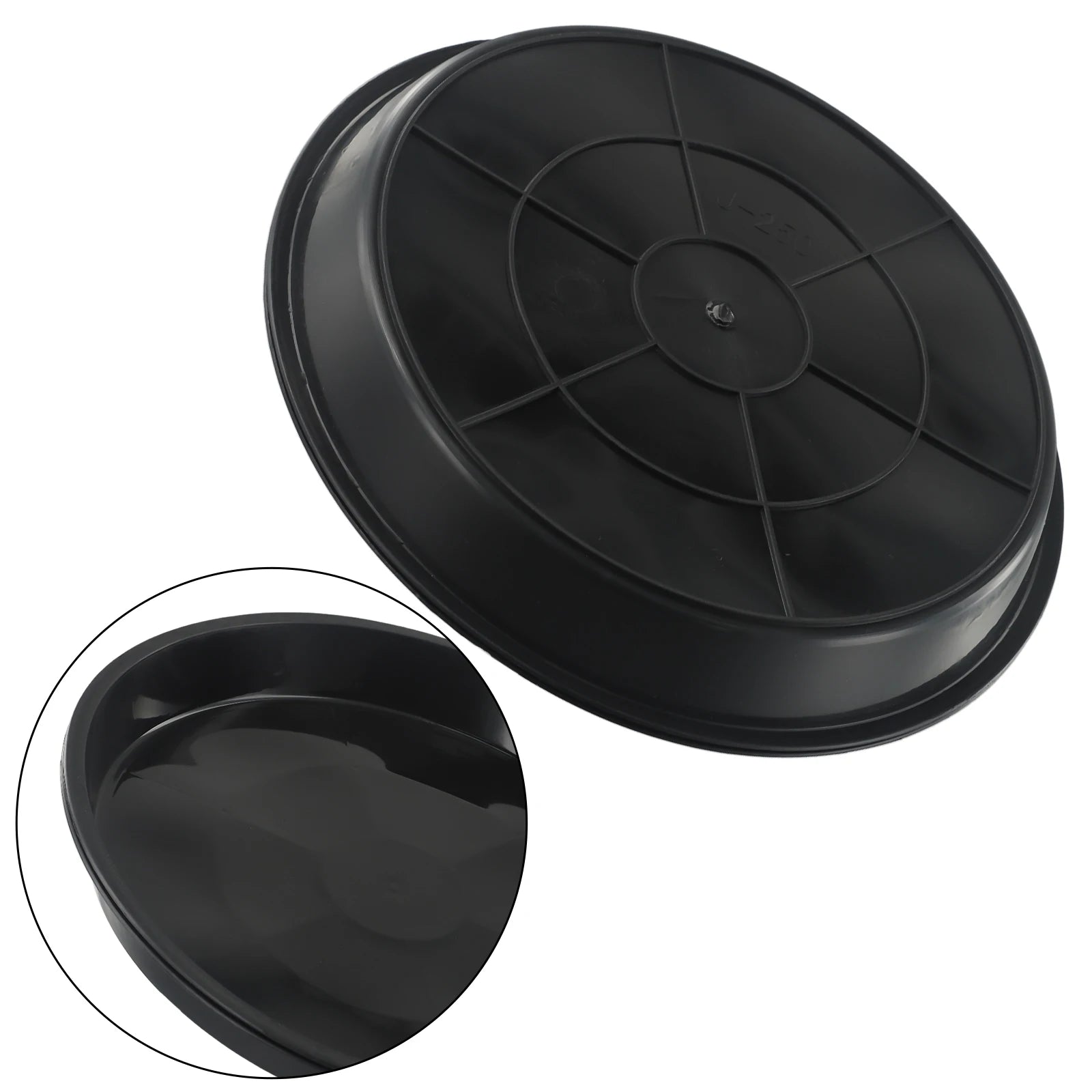 2PCS PP Round Succulent Plant Flower Pot Saucer Gross Trays 4/6/7/8/10 Inches Plant Trays For Home Garden Decoration Black Qme