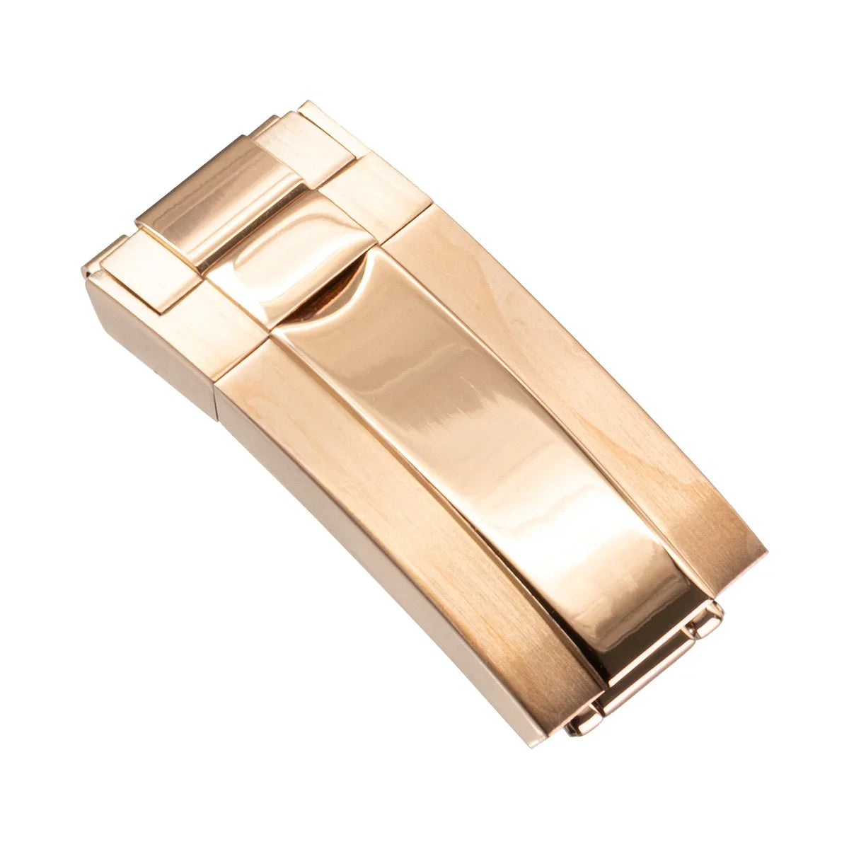 16 18mm Stainless Steel Buckle Watch Band Glidelock Clasp Fine-tuning Pull Button Buckle Silver Folding Safety Clasp Accessories Qme Rold Gold 16mm