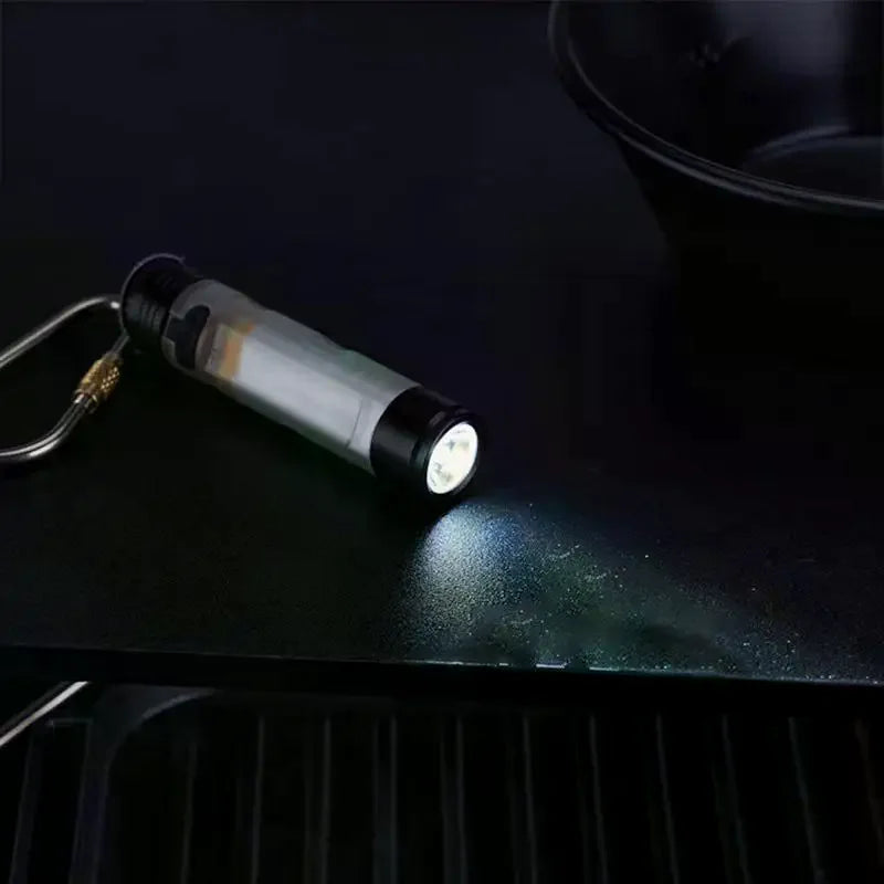 Pocket Mini Flashlight Outdoor Key Clip Cap Ambient Led Long Qme
