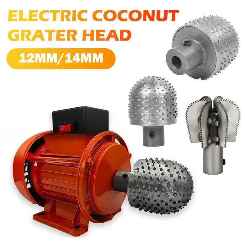 Electric Coconut Grater Head Replacement Heavy Duty 12/14mm Coconut Grater Head Roll Granate Model Coconut Graters Machine Head. Qme
