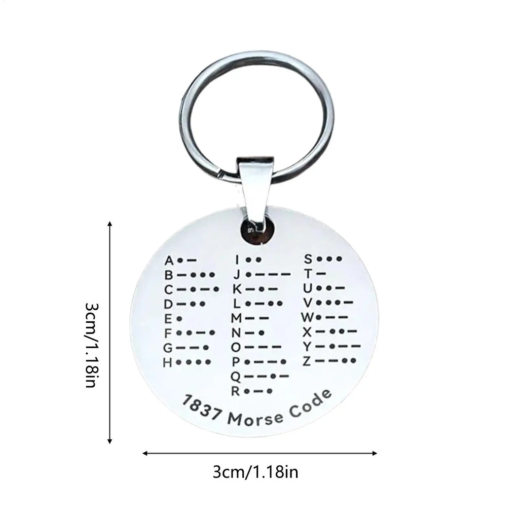 Morse Code Portable Learning Training Educational Tool Stainless Qme