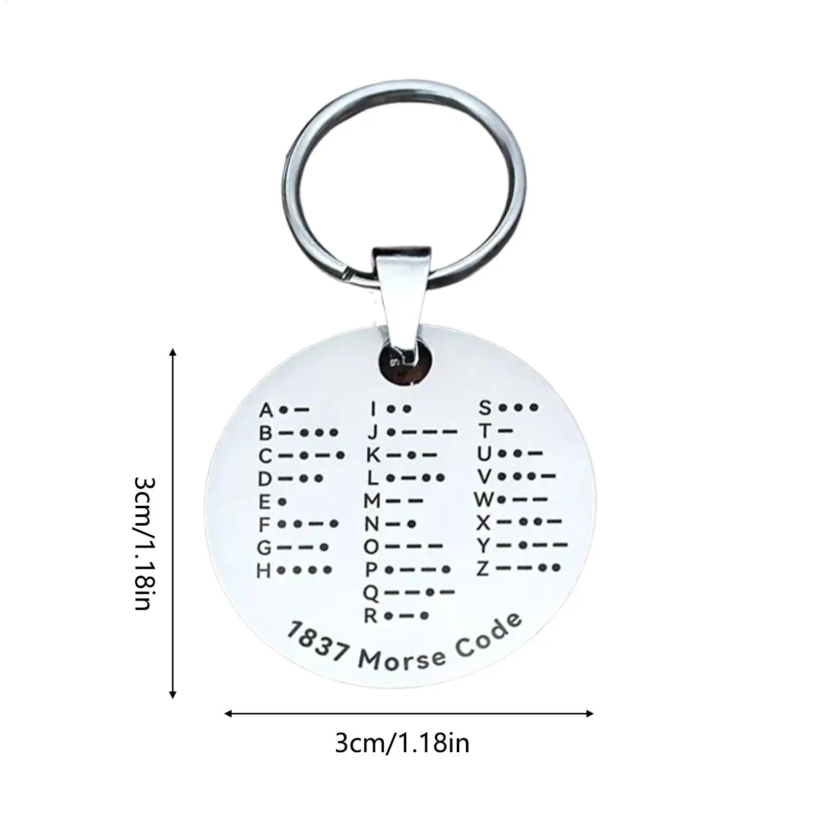 Morse Code Portable Learning Training Educational Tool Stainless Qme