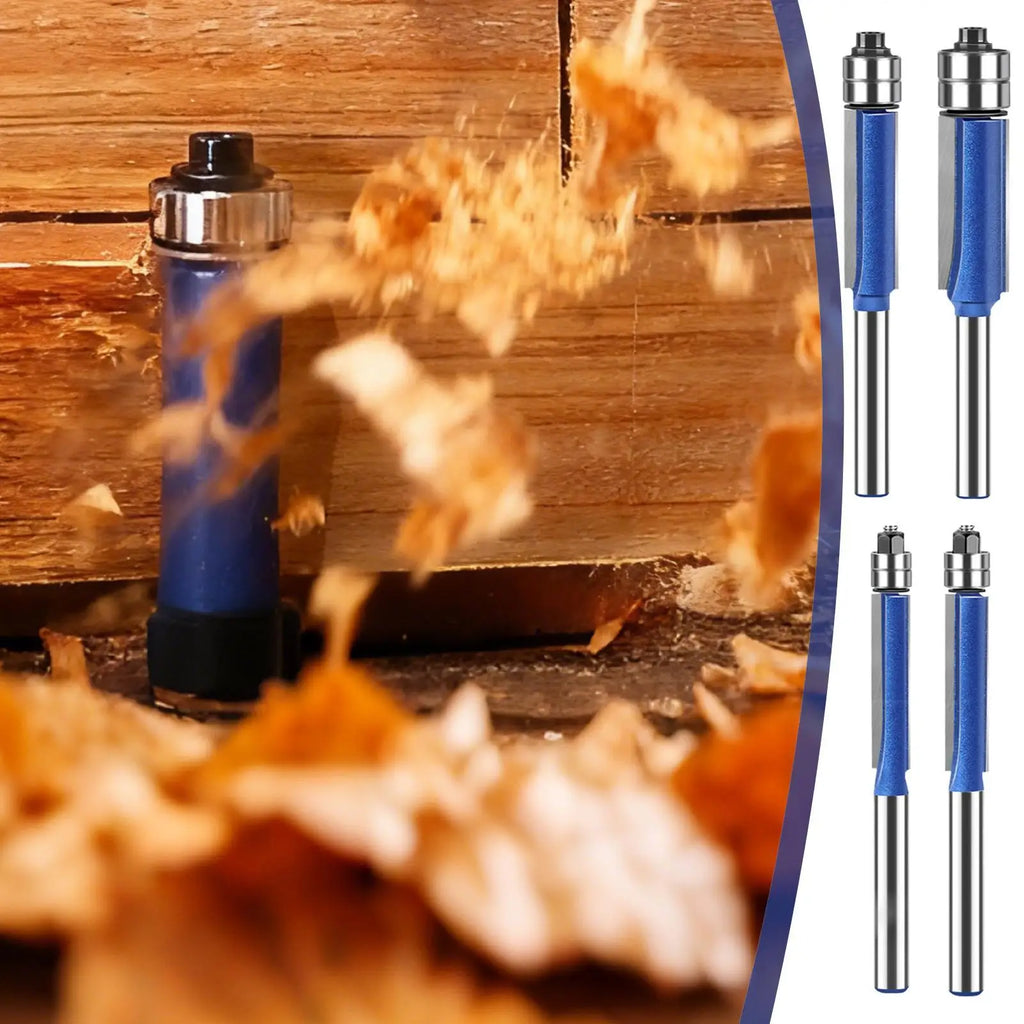 Router Flush Trim Bit Precise Trimming Tool Bits Laminate Woodworking Qme