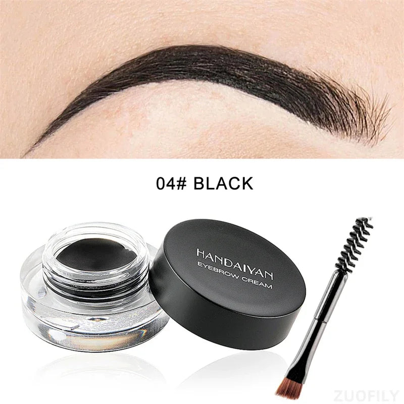 Matte Golded Eyebrow Enhancer Dye Gel Tint Set Waterproof Colour Quick Dry Dyeing Brow Tattoo Tinted Cream Brow Makeup Cosmetic Qme 04