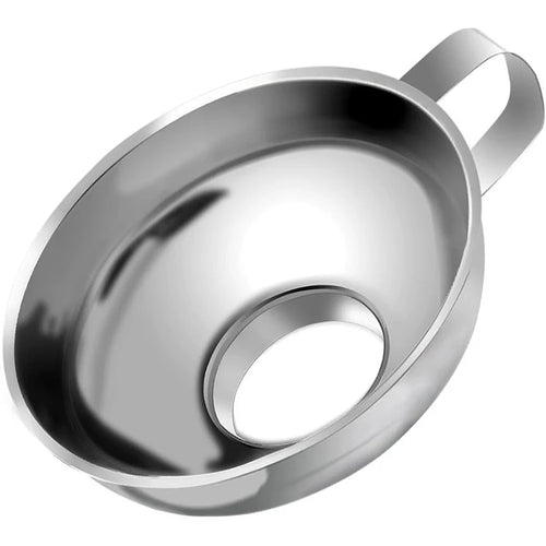 1.49" & 2.12" Funnel Tube Mason Jar Funnel with Handle Stainless Steel Canning Funnel Regular and Wide Mouth Jars Qme