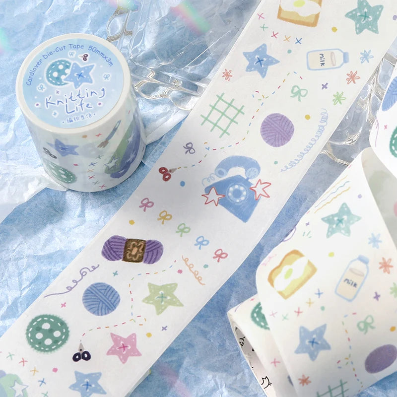 5x300cm Creative Fruit Dream Washi Tape for Collage Junk Journal Scrapbooking diy Card Decoration Masking Tapes Stickers Qme