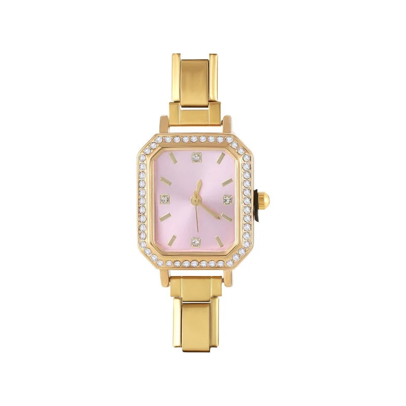 2026 Golden Round Watch Men Women Width Italian Elastic Charm