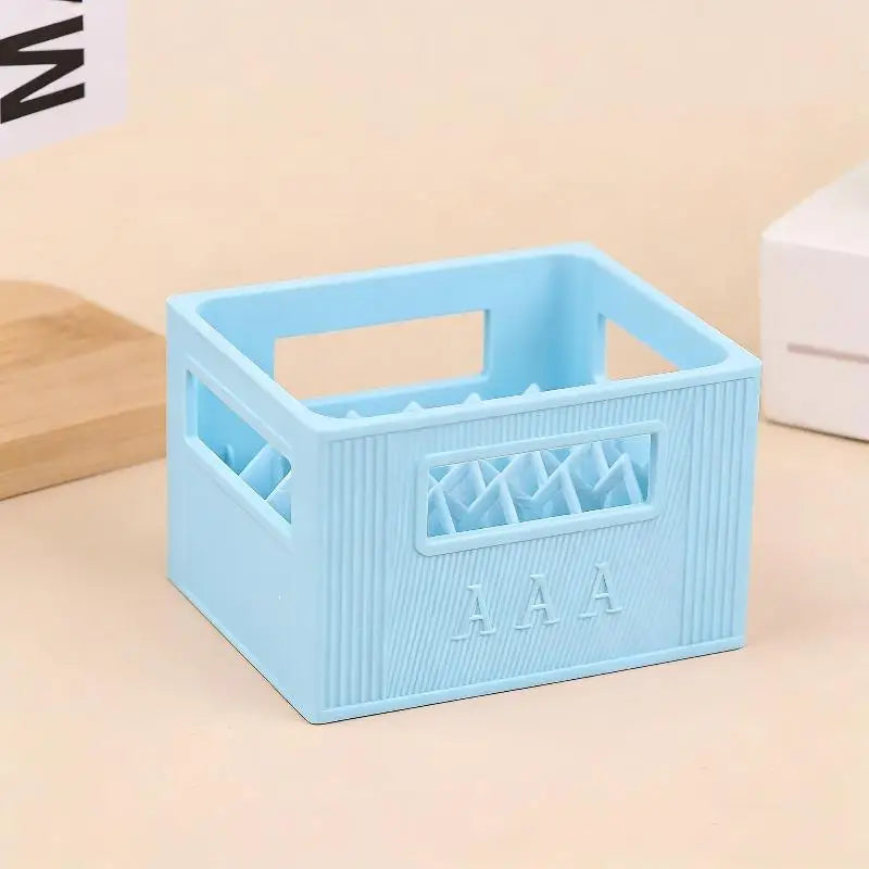 1Pcs Large Capacity 30/20 Compartments Durable Plastic Organizer 3D Printed AAA/AA Battery Storage Box For Home Decoration Qme A7
