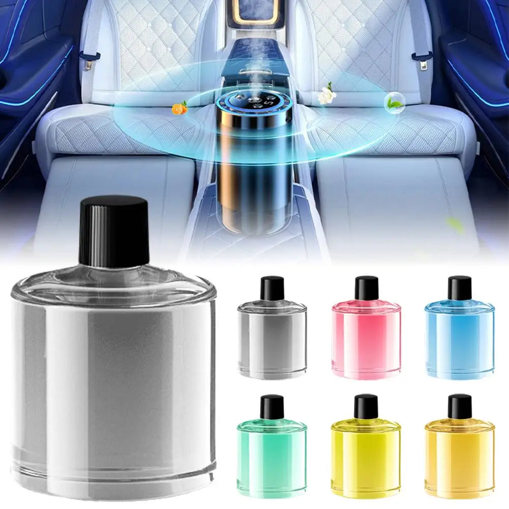 Smart Car Air Freshener Adjustable Car Smell Air Scent Ceiling Starry Scent Light 30-50ml Car Sky Automatic Ambient Freshener Qme