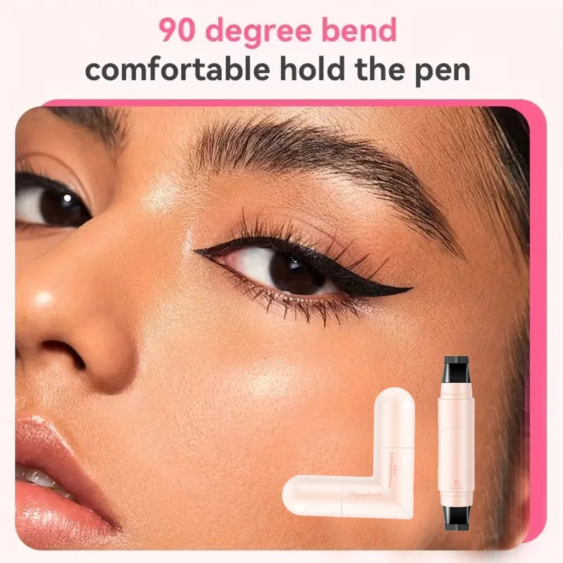 Rotating Eyeliner Stamp Pen Waterproof Sweat-resistant One-touch Qme