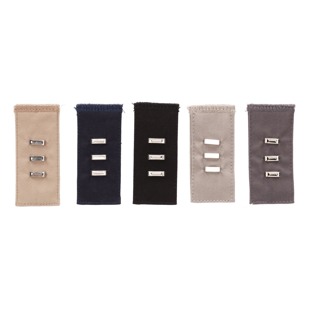 Pants Waist Extender Men Women Portable Soft Adjustable Hook Waistband Extender for Trousers Skirts Pants Waist Extender Qme