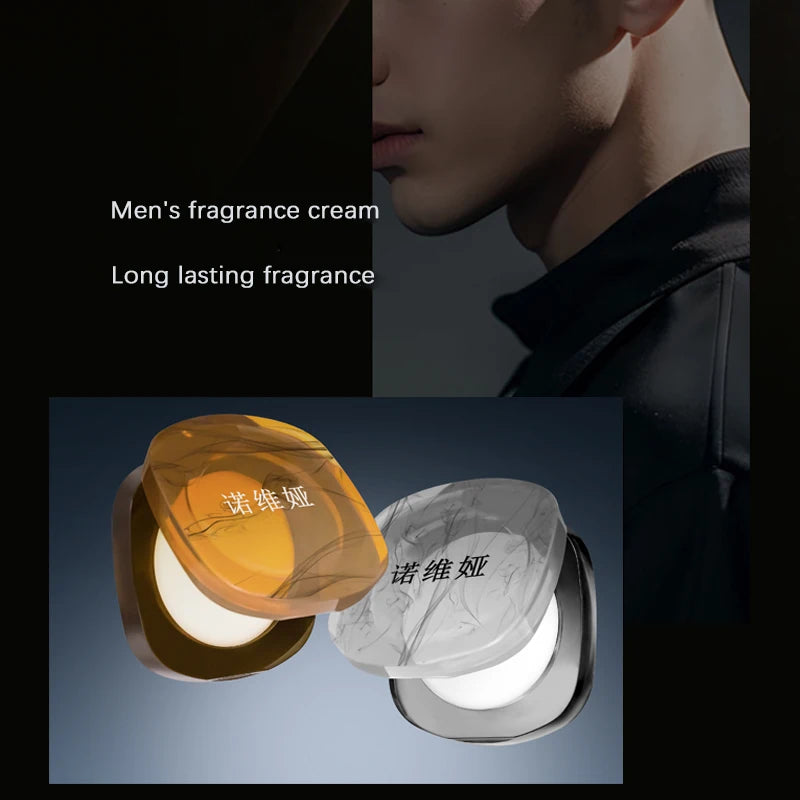 Men's Solid Fragrance Cream Long-lasting Fresh Increases Charm Qme