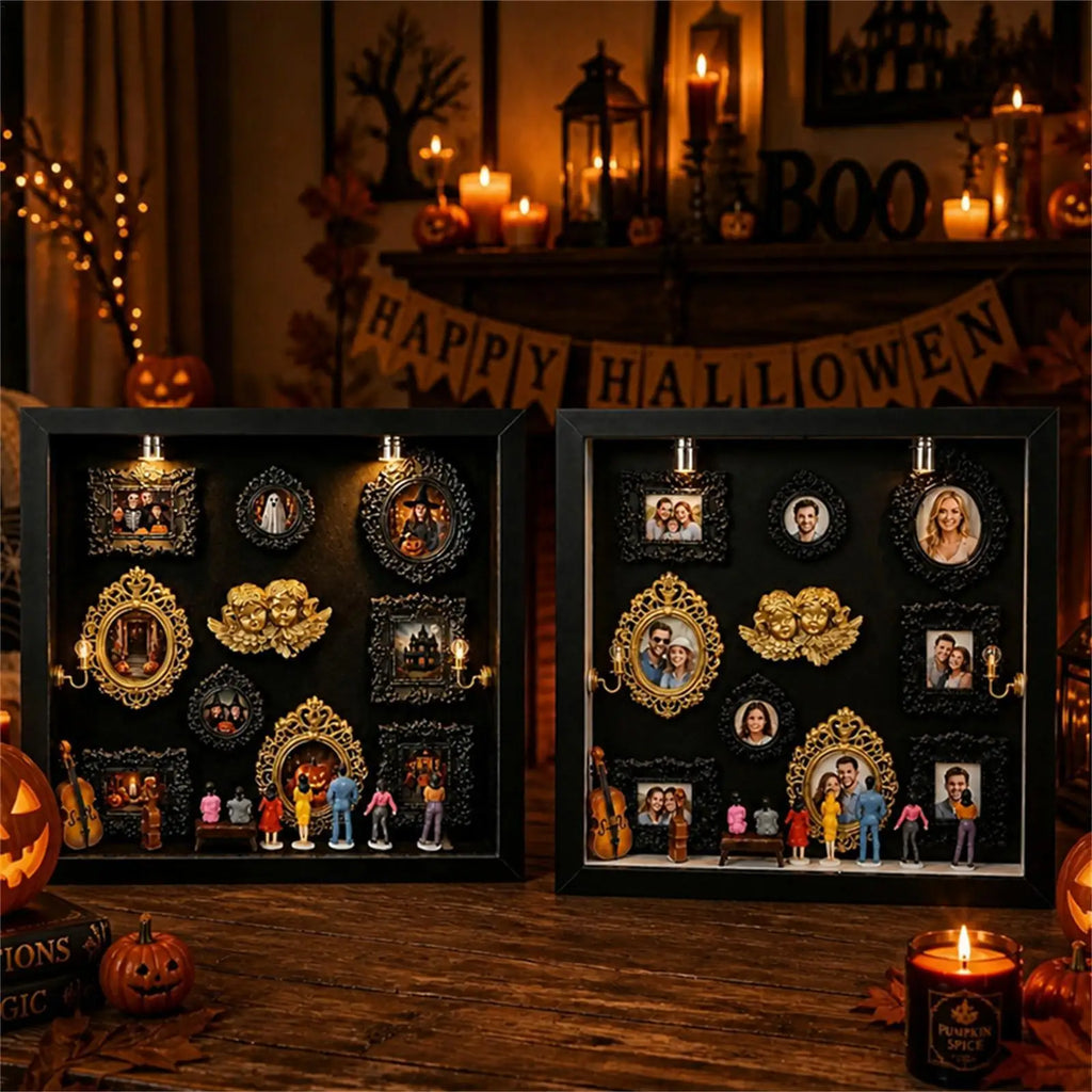 Memory Shadow Case Collectible Household Ornament Mini Frame Display Qme